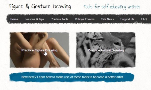 Figure & Gesture DrawingFigure & Gesture Drawing  Tools for self-educating artists - Google Chrome