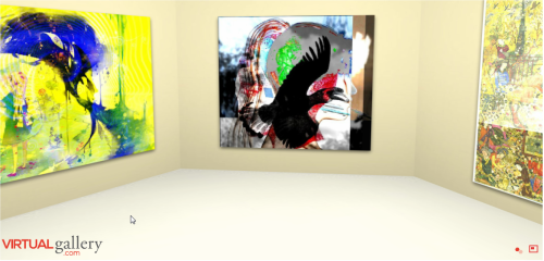 Galería virtual de arte de Adela Ruiz Rodríguez El vuelo de la mente.  VirtualGallery.com - Google Chrome